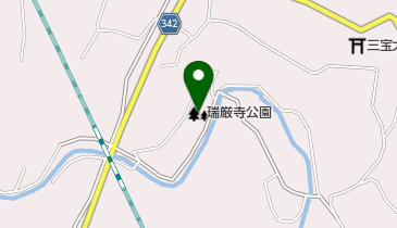 瑞厳寺公園の地図画像