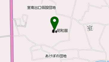 昭和園の地図画像