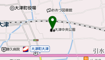 大津中央公園の地図画像