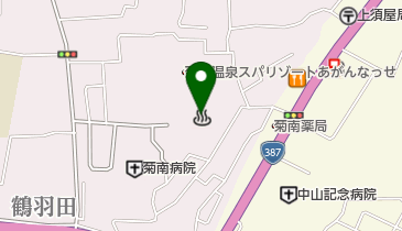 ウエディングヒルユウベルホテルの地図画像