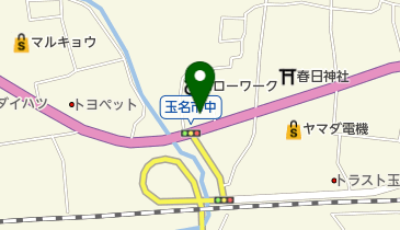 南九州マツダ玉名店の地図画像