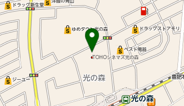 3COINS+plusゆめタウン光の森店の地図画像