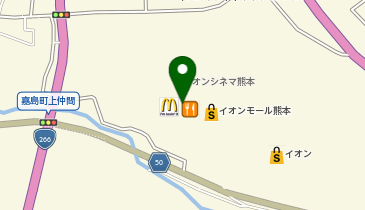 FLYING TIGER COPENHAGENイオンモール熊本ストアの地図画像
