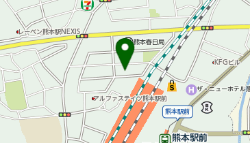 ニコニコレンタカー熊本駅店の地図画像