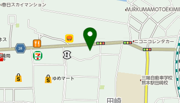 快活CLUB熊本田崎店の地図画像