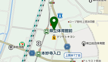 快活CLUB上熊本店の地図画像