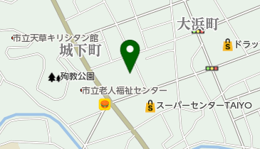 コナミスポーツクラブ天草の地図画像