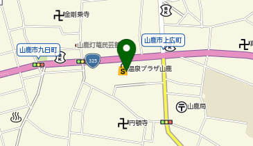 カーブス熊本山鹿の地図画像