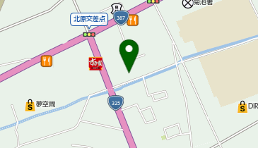 カーブス熊本菊池の地図画像