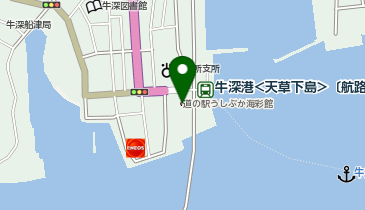 みなとオアシス天草牛深の地図画像