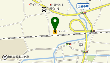 ラ・ムー玉名中央店の地図画像