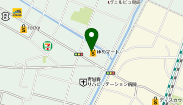 ゆめマート島崎の地図画像