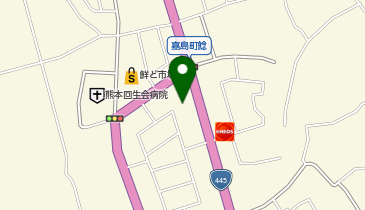 HIヒロセ食の蔵嘉島店の地図画像