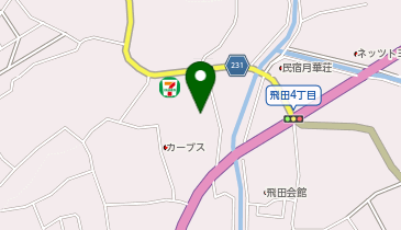 HIヒロセ飛田店の地図画像
