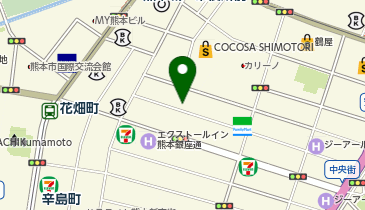 星乃珈琲店熊本下通店の地図画像