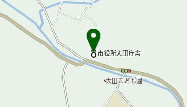 杵築市役所大田庁舎の地図画像
