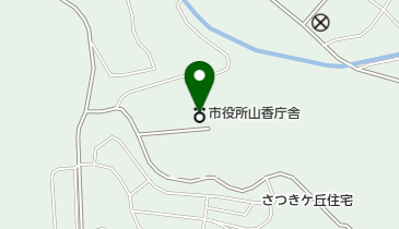 杵築市役所山香庁舎の地図画像