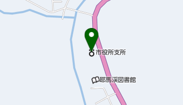 中津市耶馬溪支所の地図画像