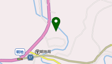 豊後大野市朝地支所の地図画像