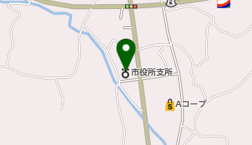 豊後大野市大野支所の地図画像