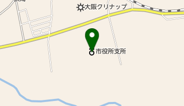 竹田市役所荻支所の地図画像