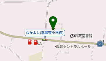 国東市武蔵総合支所の地図画像