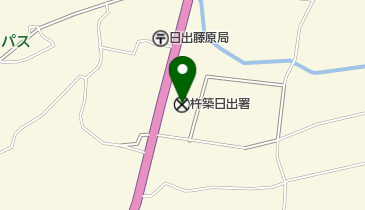 杵築日出警察署の地図画像