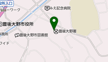 豊後大野警察署の地図画像