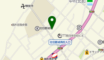 佐伯税務署の地図画像