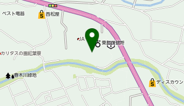 東部保健所の地図画像