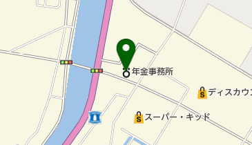 佐伯年金事務所の地図画像