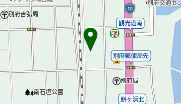 在別府フィジー共和国名誉領事館の地図画像