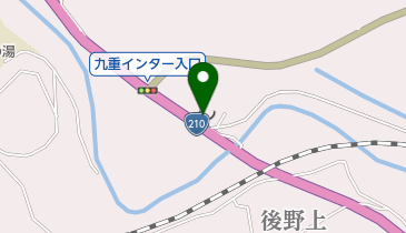 玖珠消防署九重出張所の地図画像