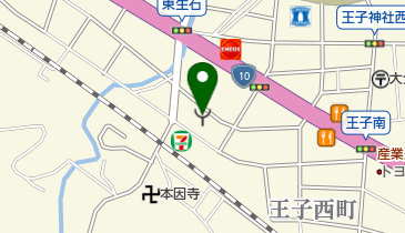 大分市中央消防署西大分出張所の地図画像