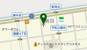 大分市中央消防署東大分出張所の地図画像