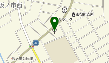 大分市東消防署坂ノ市出張所の地図画像