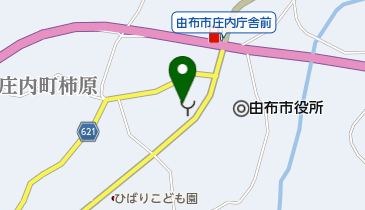 由布市消防署庄内出張所の地図画像