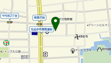 大分簡易裁判所の地図画像