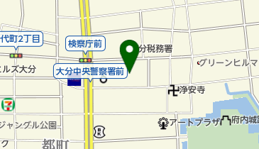 大分家庭裁判所の地図画像