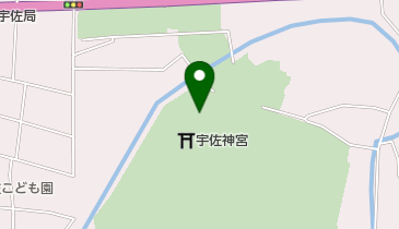 宇佐神宮宝物館の地図画像