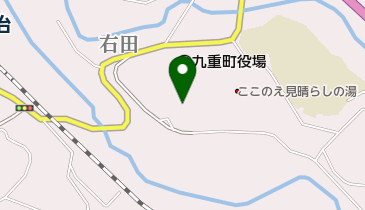 九重町立図書館の地図画像