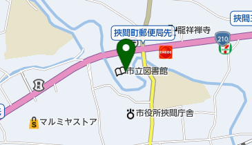 由布市立図書館supported by地域科学研究所ゆふポ挾間図書館の地図画像