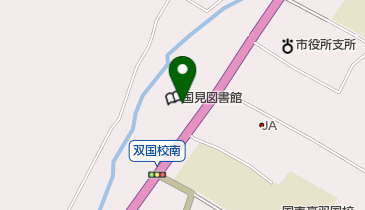 国東市国見図書館の地図画像