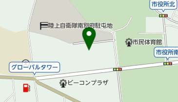 別府市美術館の地図画像