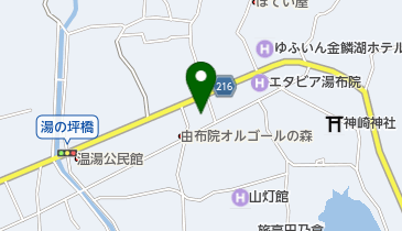 湯布院美術館の地図画像