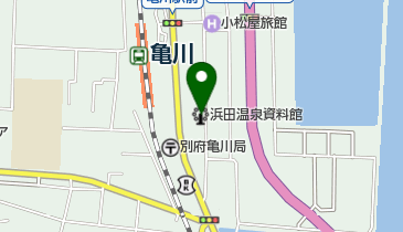 浜田温泉資料館の地図画像