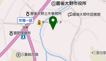 豊後大野市総合文化センターの地図画像