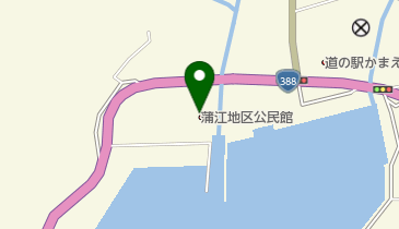 佐伯市蒲江地区公民館の地図画像