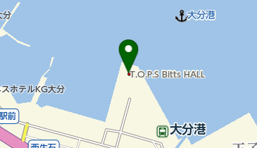 T.O.P.S Bitts HALLの地図画像