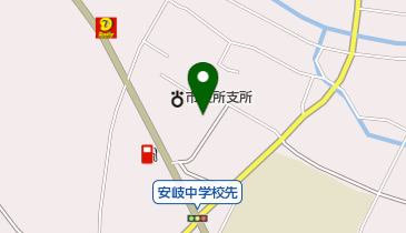 安岐中央公民館ホールの地図画像
